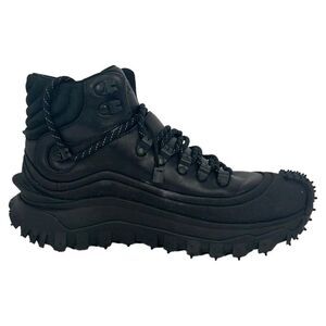 Moncler Trailgrip High GTX High-Top Sneakers in Black Leather